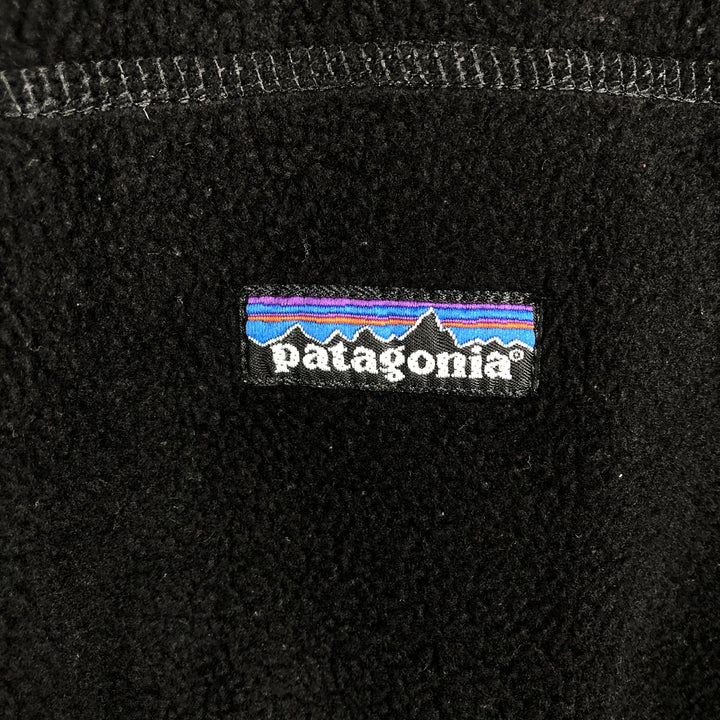 2000'S Patagonia Zip-Up Fleece Sweater Jacket (703520F6), Made in the USA, Men's Size L polyester black type Vintage Second Hand