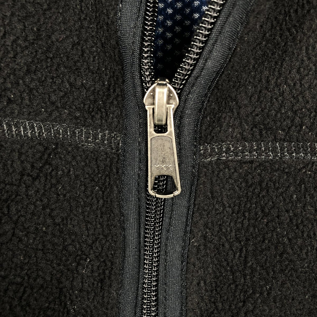 2000'S Patagonia Zip-Up Fleece Sweater Jacket (703520F6), Made in the USA, Men's Size L polyester black type Vintage Second Hand