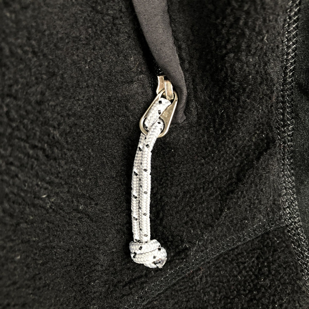 2000'S Patagonia Zip-Up Fleece Sweater Jacket (703520F6), Made in the USA, Men's Size L polyester black type Vintage Second Hand