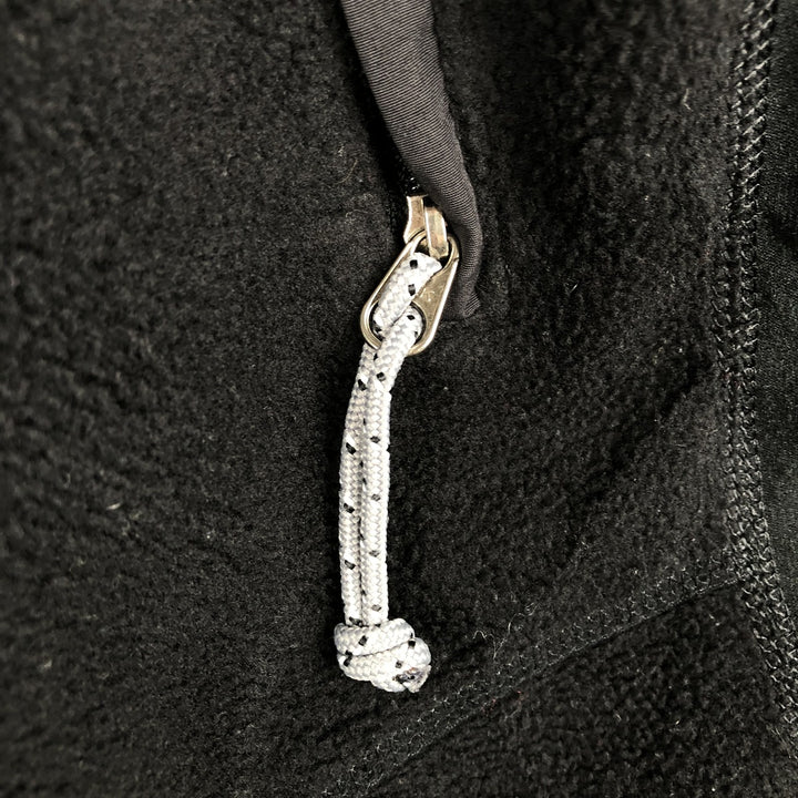 2000'S Patagonia Zip-Up Fleece Sweater Jacket (703520F6), Made in the USA, Men's Size L polyester black type Vintage Second Hand