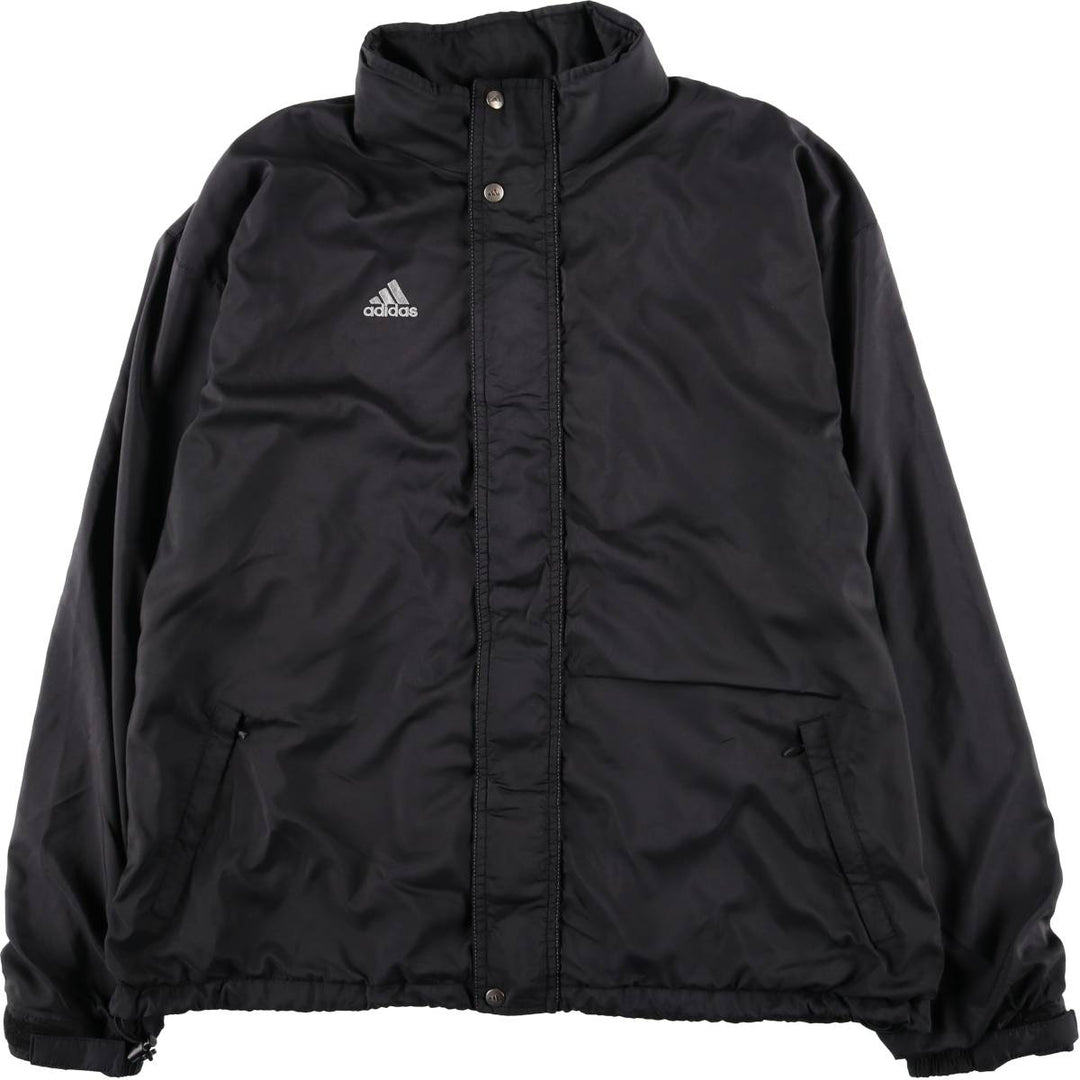00'S Adidas nylon jacket, men's XL size polyester black type Vintage Second Hand
