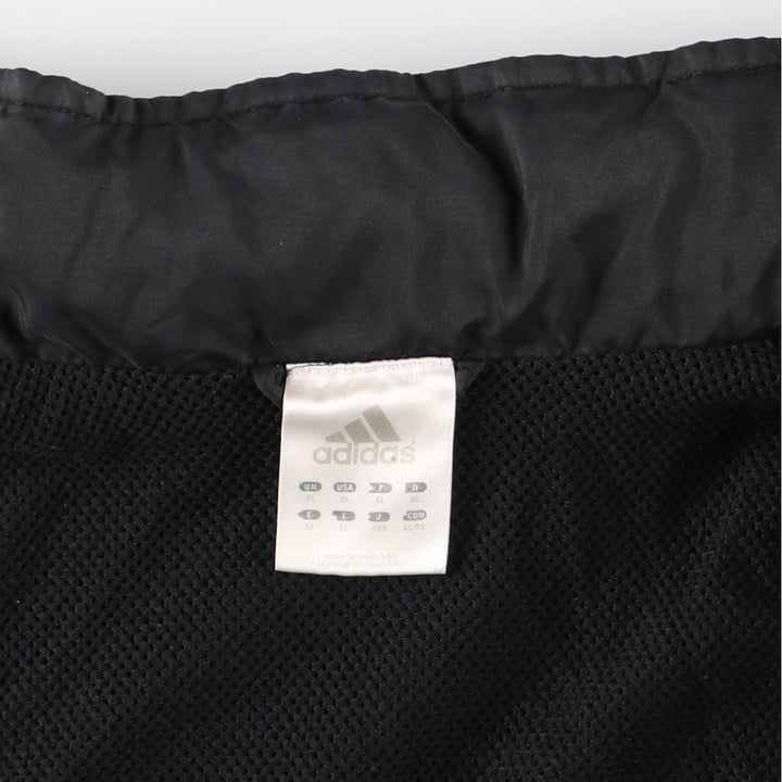00'S Adidas nylon jacket, men's XL size polyester black type Vintage Second Hand
