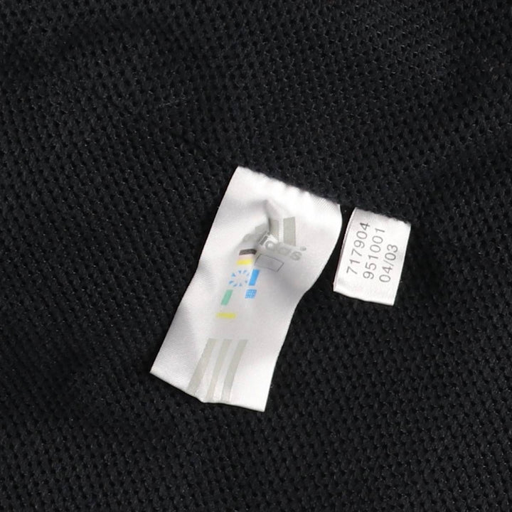 00'S Adidas nylon jacket, men's XL size polyester black type Vintage Second Hand