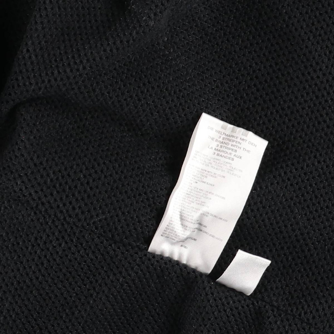 00'S Adidas nylon jacket, men's XL size polyester black type Vintage Second Hand