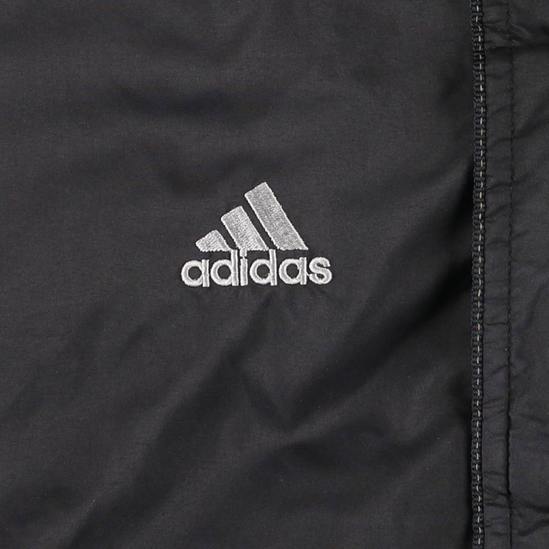00'S Adidas nylon jacket, men's XL size polyester black type Vintage Second Hand