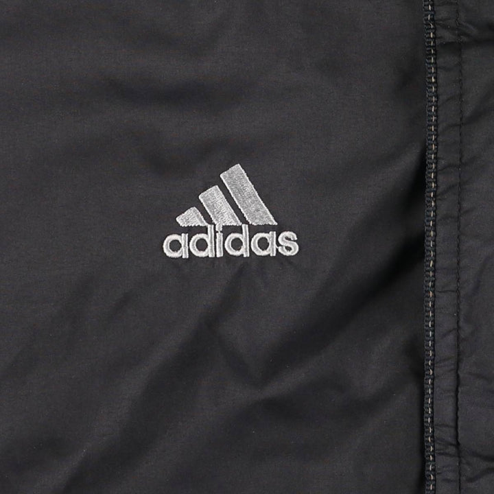 00'S Adidas nylon jacket, men's XL size polyester black type Vintage Second Hand