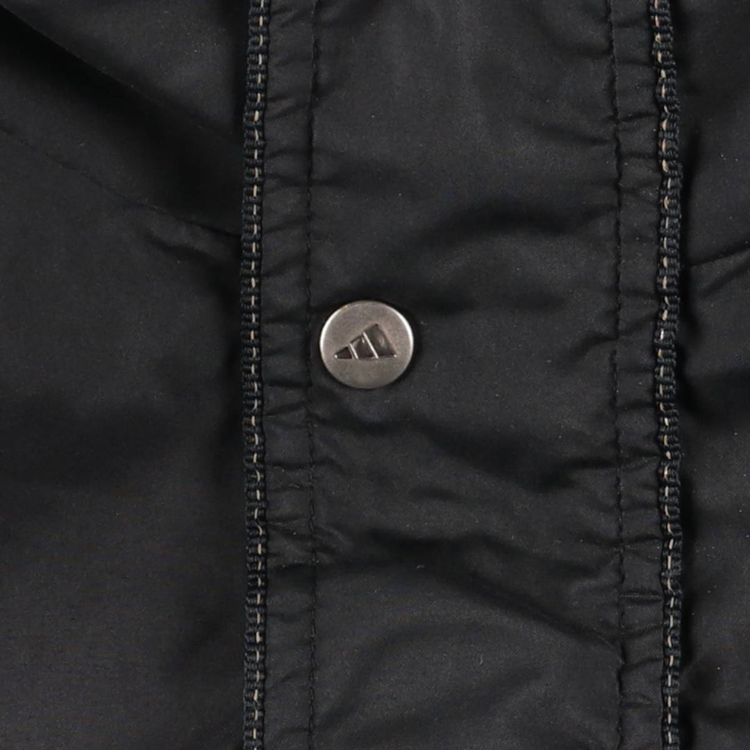 00'S Adidas nylon jacket, men's XL size polyester black type Vintage Second Hand