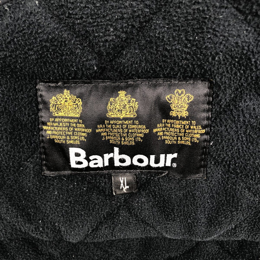 2000s~ Barbour 3 Warrant Quilted Puffer Jacket, Men's XL unclear navy blue type Vintage Second Hand