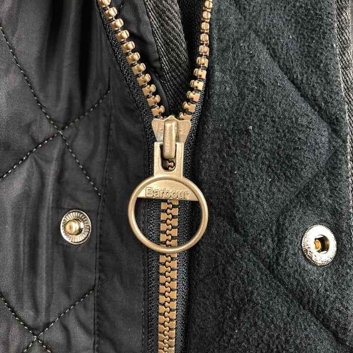 2000s~ Barbour 3 Warrant Quilted Puffer Jacket, Men's XL unclear navy blue type Vintage Second Hand