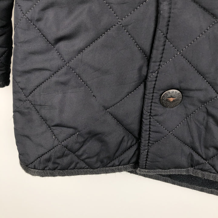 2000s~ Barbour 3 Warrant Quilted Puffer Jacket, Men's XL unclear navy blue type Vintage Second Hand