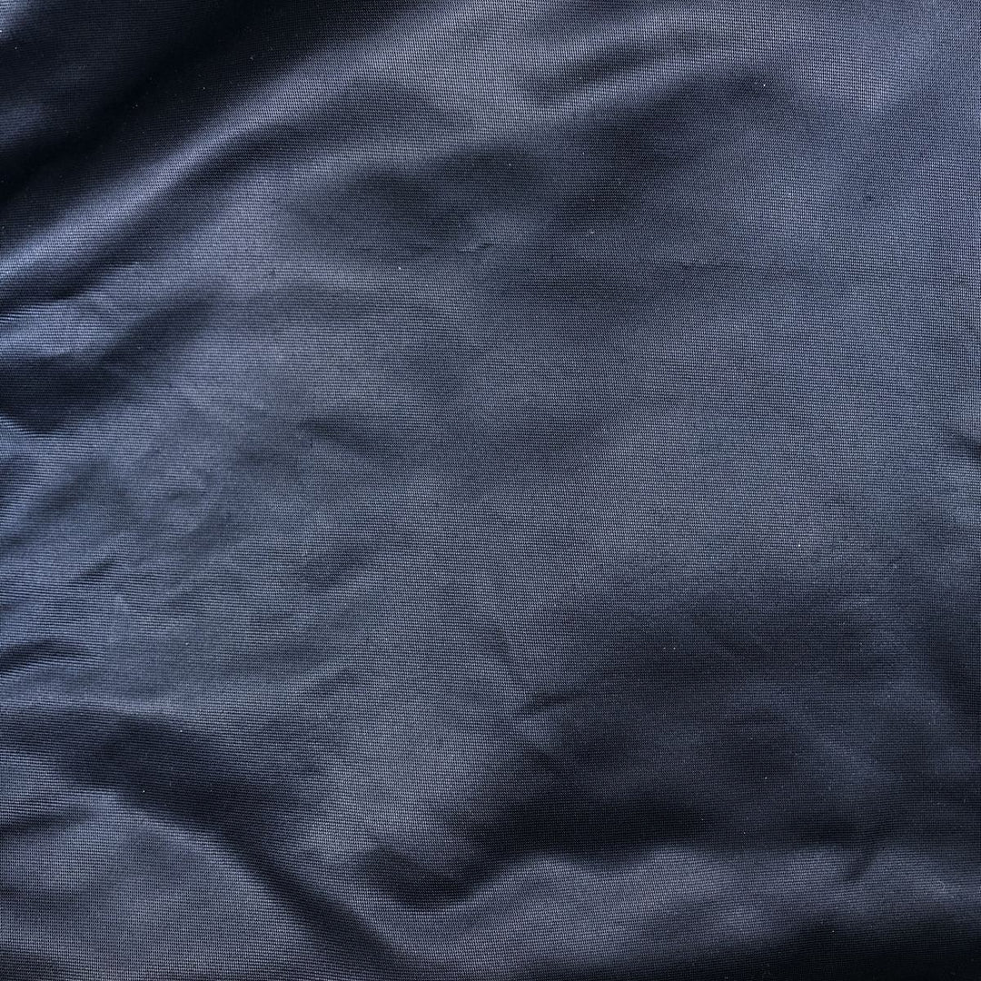 80s-90'S Starter PRO LINE Nylon Stadium Jacket Award Jacket Varsity Jacket Made in USA Men's Size M (approx.) Nylon Navy blue Vintage Second Hand