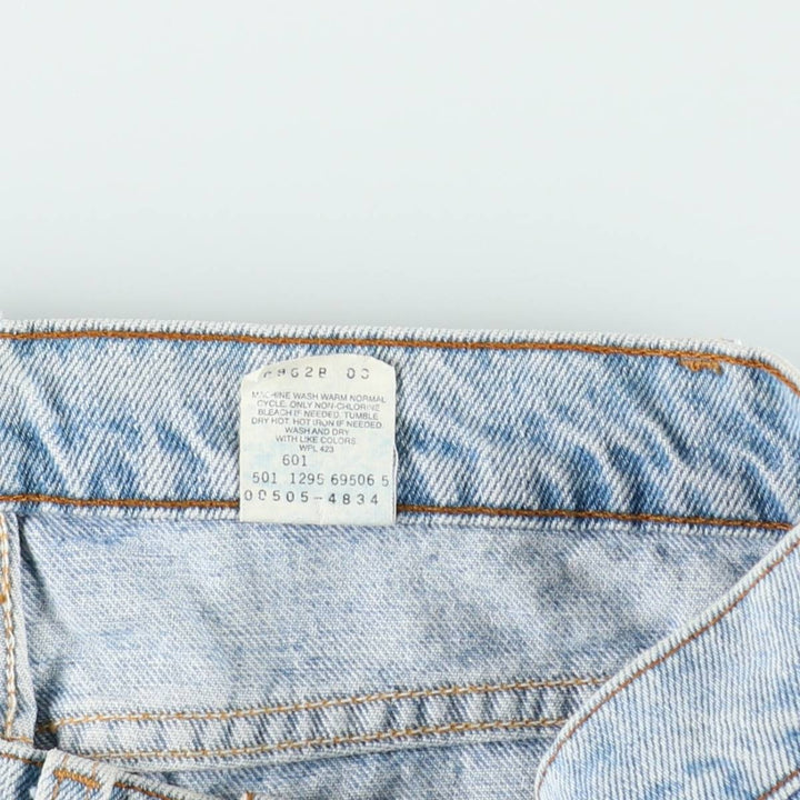 90'S Levi's 505-4834 Tapered Denim Pants, Made in USA, Men's, Size W31, Vintage cotton blue type Vintage Second Hand