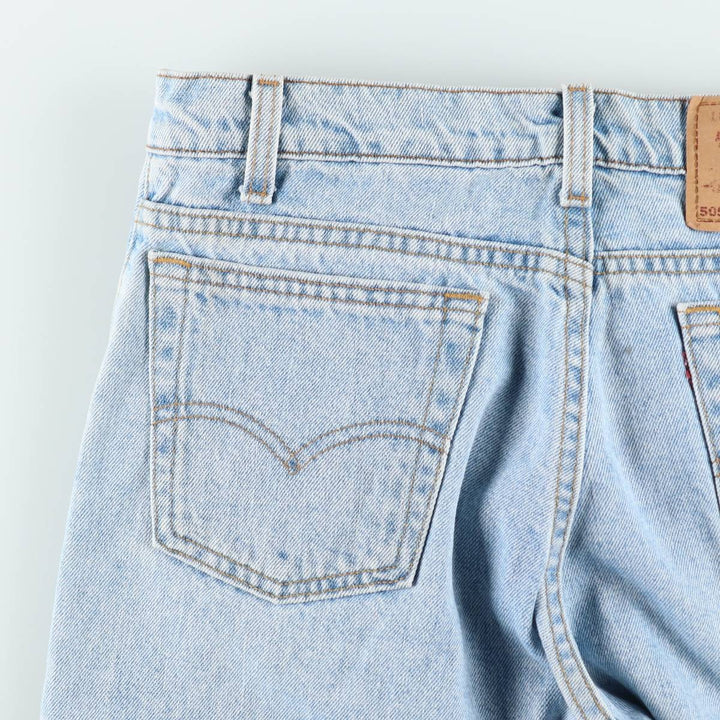 90'S Levi's 505-4834 Tapered Denim Pants, Made in USA, Men's, Size W31, Vintage cotton blue type Vintage Second Hand