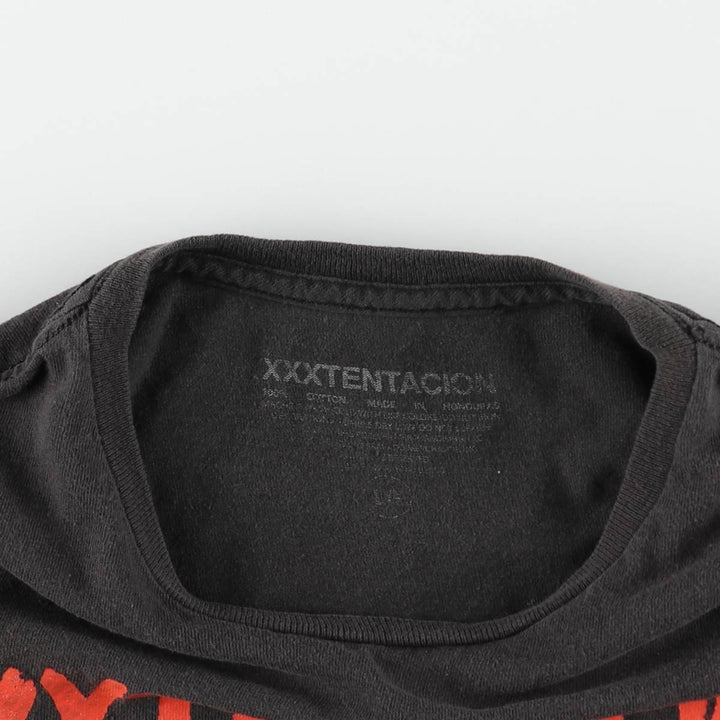 XXXTENTACION XXXTentacion Wrap T-Shirt, Men's Size L cotton black type Vintage Second Hand