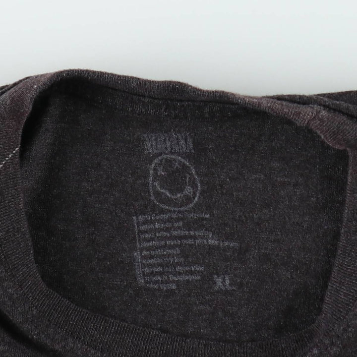 NIRVANA Nirvana Band T-shirt, Band T, Men's XL size unclear black type Vintage Second Hand