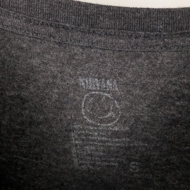 NIRVANA Nirvana Band T-shirt, Band T, Men's S size unclear black type Vintage Second Hand