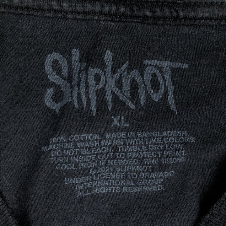 Slipknot Band T-shirt, Band T, Men's XL size cotton black type Vintage Second Hand