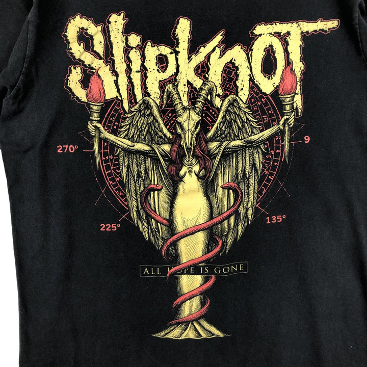 Slipknot Band T-shirt, Band T, Men's XL size cotton black type Vintage Second Hand