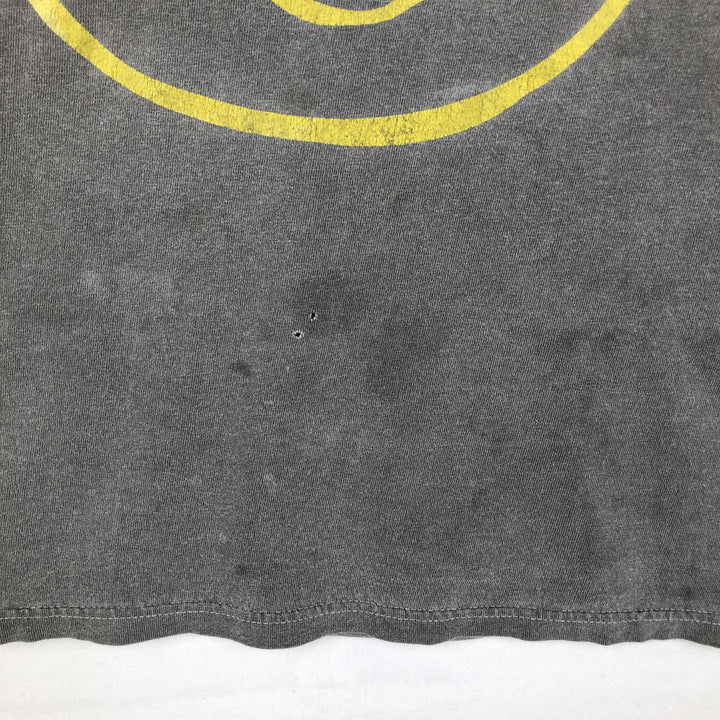 NIRVANA Nirvana Band T-shirt, Band T, Men's M size cotton gray type Vintage Second Hand
