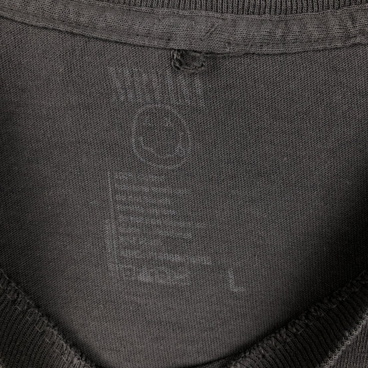 NIRVANA Nirvana Band T-shirt, Band T, Men's L size unclear gray type Vintage Second Hand