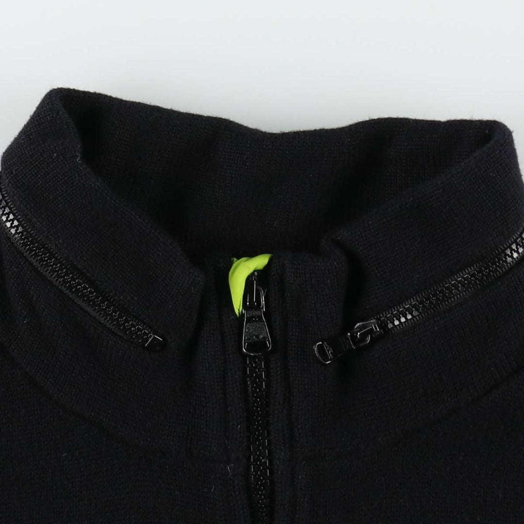 Ralph Lauren L-RL LAUREN ACTIVE Driver's Knit Sweater, Women's Size XL (approx.) unclear black type Vintage Second Hand