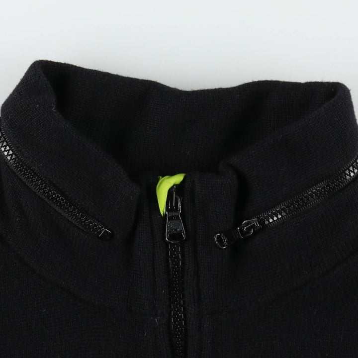 Ralph Lauren L-RL LAUREN ACTIVE Driver's Knit Sweater, Women's Size XL (approx.) unclear black type Vintage Second Hand