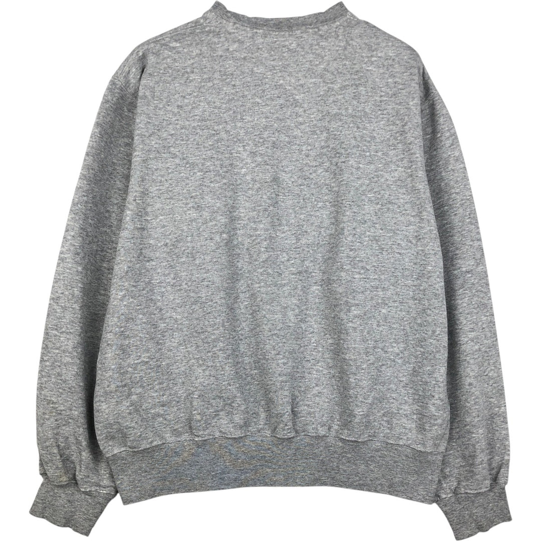 2000'S Nike Team Center Logo College Print Sweatshirt (Men's Size M) cotton gray type Vintage Second Hand