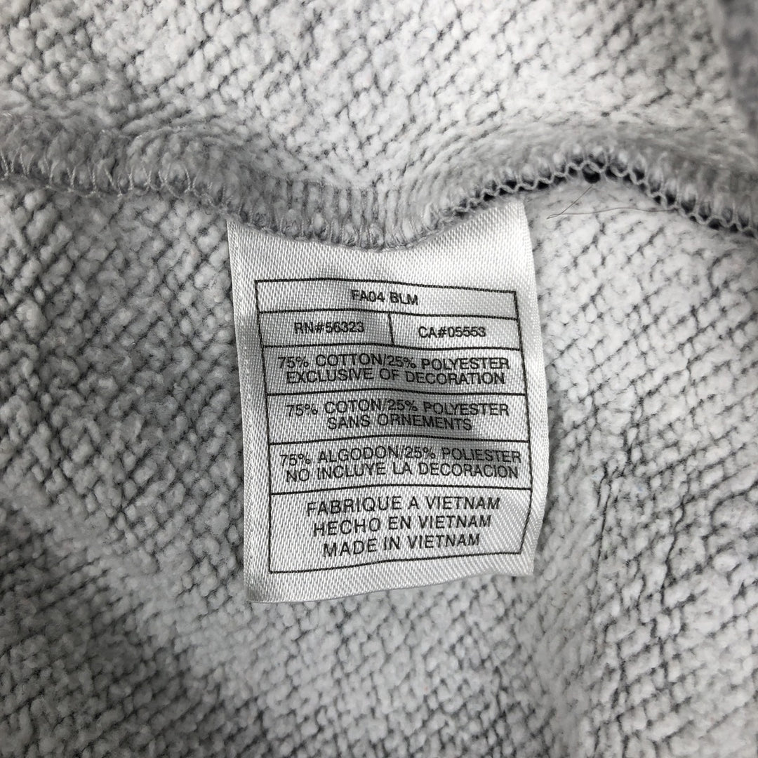 2000'S Nike Team Center Logo College Print Sweatshirt (Men's Size M) cotton gray type Vintage Second Hand