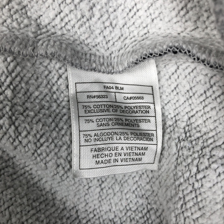 2000'S Nike Team Center Logo College Print Sweatshirt (Men's Size M) cotton gray type Vintage Second Hand