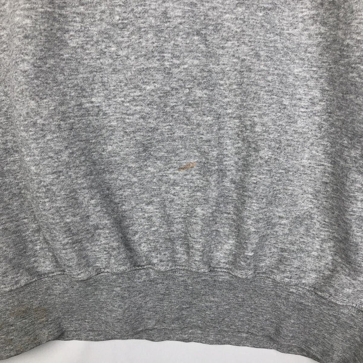 2000'S Nike Team Center Logo College Print Sweatshirt (Men's Size M) cotton gray type Vintage Second Hand