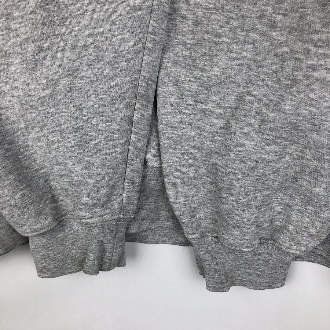 2000'S Nike Team Center Logo College Print Sweatshirt (Men's Size M) cotton gray type Vintage Second Hand