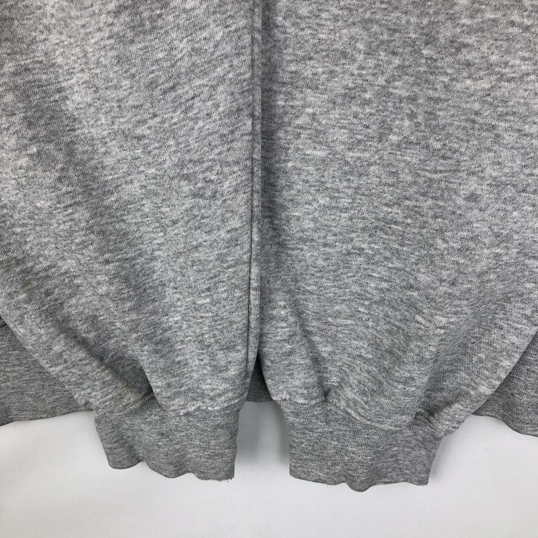 2000'S Nike Team Center Logo College Print Sweatshirt (Men's Size M) cotton gray type Vintage Second Hand