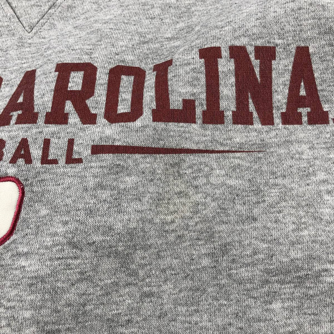 2000'S Nike Team Center Logo College Print Sweatshirt (Men's Size M) cotton gray type Vintage Second Hand