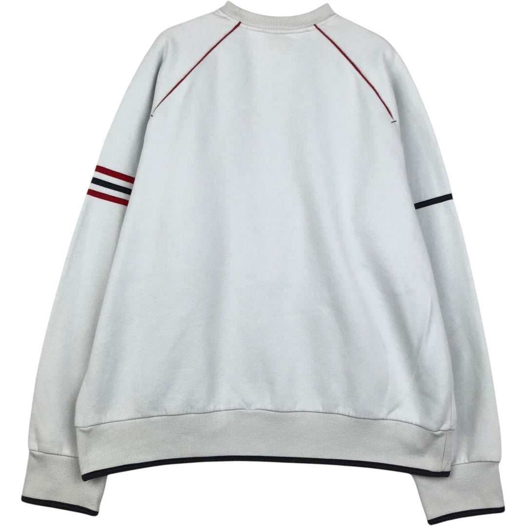 Adidas One-Point Logo Sweatshirt, Men's XL cotton white type Vintage Second Hand