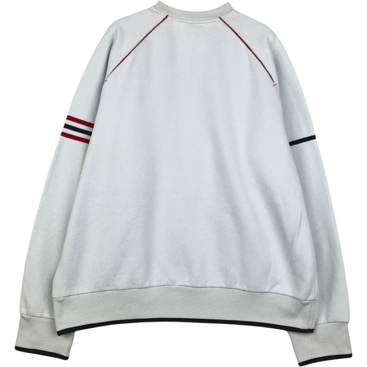 Adidas One-Point Logo Sweatshirt, Men's XL cotton white type Vintage Second Hand