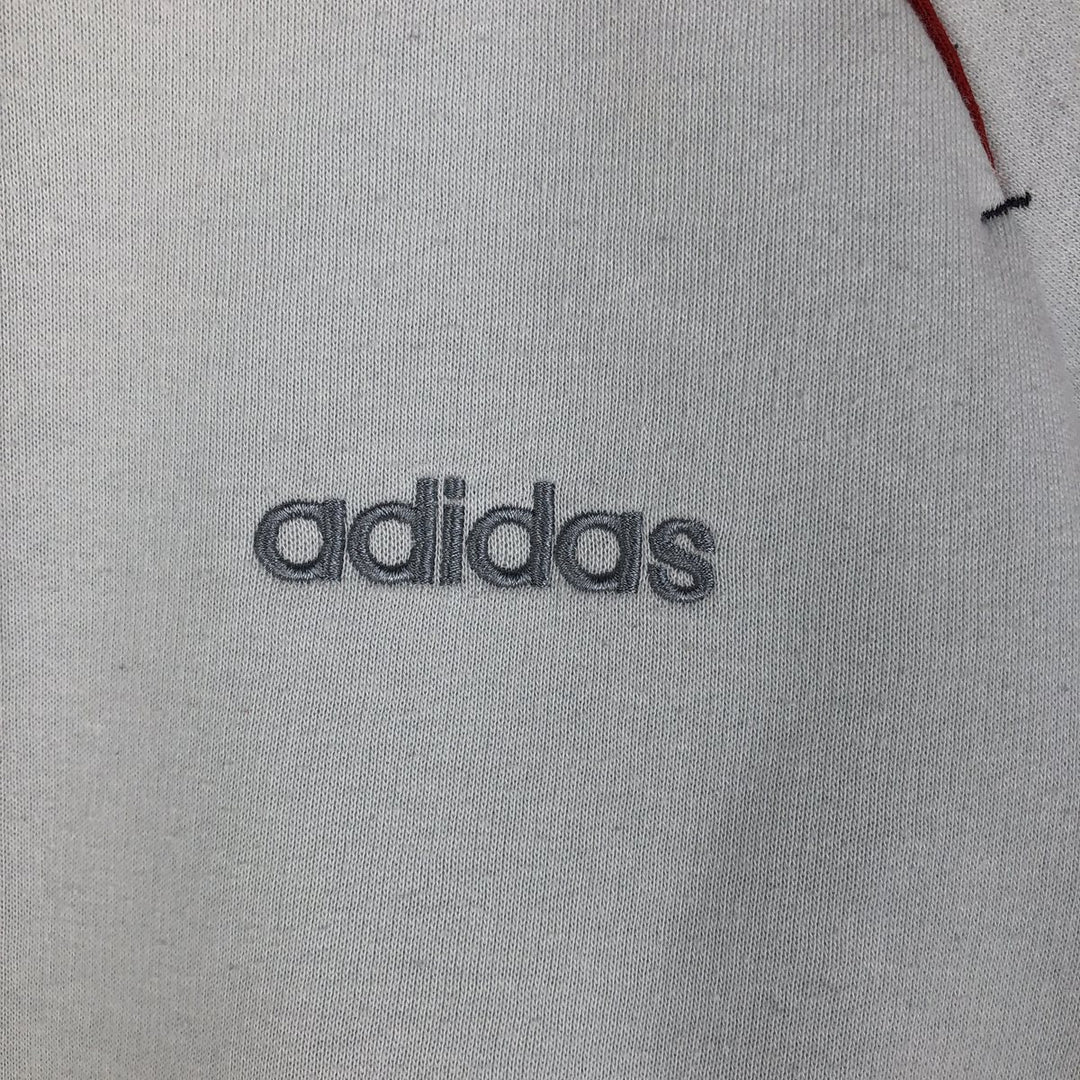 Adidas One-Point Logo Sweatshirt, Men's XL cotton white type Vintage Second Hand