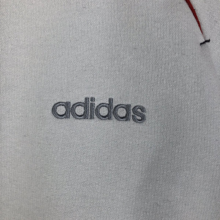 Adidas One-Point Logo Sweatshirt, Men's XL cotton white type Vintage Second Hand