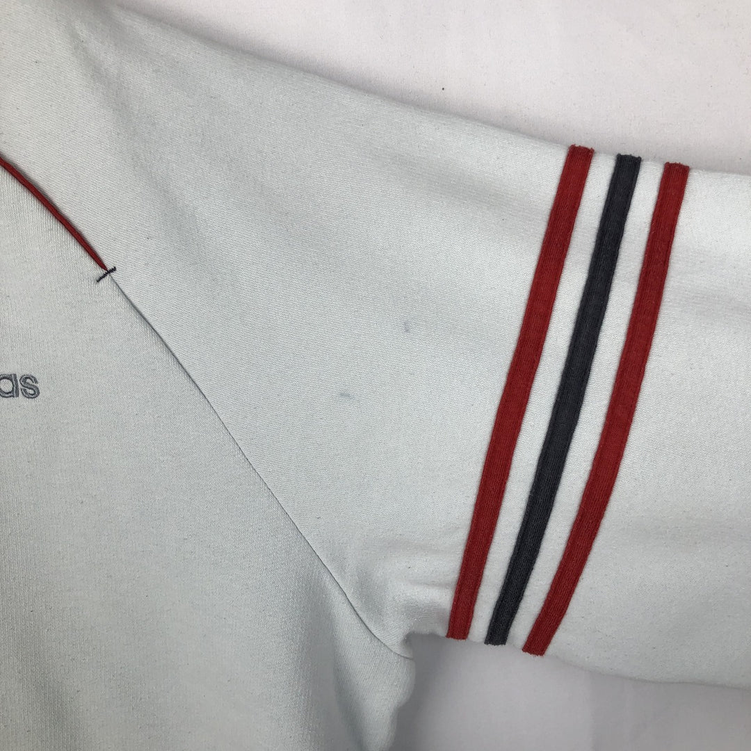 Adidas One-Point Logo Sweatshirt, Men's XL cotton white type Vintage Second Hand