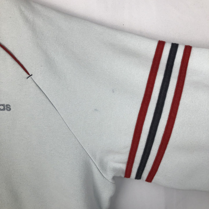 Adidas One-Point Logo Sweatshirt, Men's XL cotton white type Vintage Second Hand