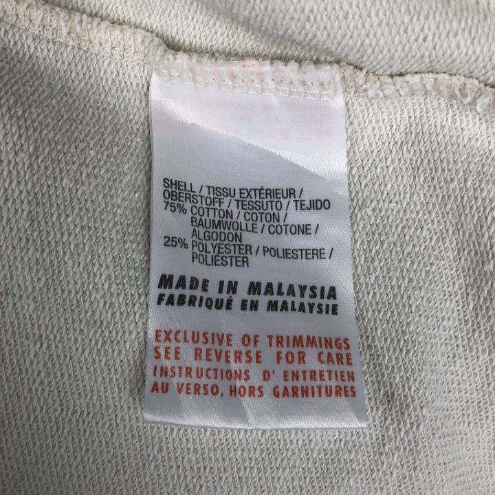 PUMA V-neck Two-tone Logo Sweatshirt (Men's Size M) cotton unbleached Vintage Second Hand