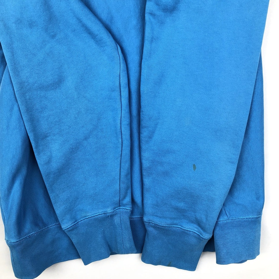 Burberry's BRIT Logo Sweatshirt (Men's Size L) cotton Blue type light blue Vintage Second Hand