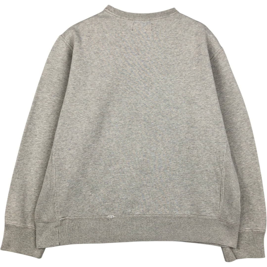 Ralph Lauren POLO by Ralph Lauren One Point Logo Sweatshirt Trainer Men's XL cotton gray type Vintage Second Hand