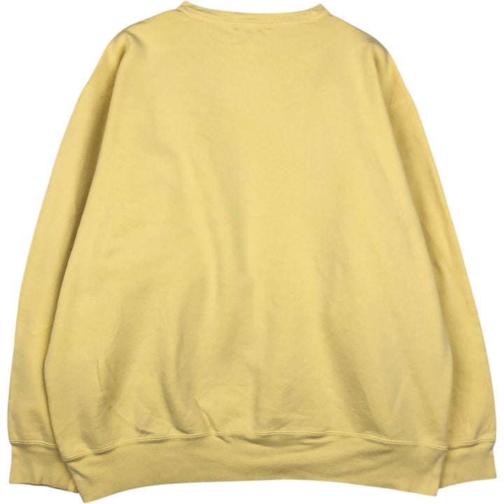 Ralph Lauren POLO by Ralph Lauren One-Point Logo Sweatshirt Long Sleeve cotton yellow type Vintage Second Hand