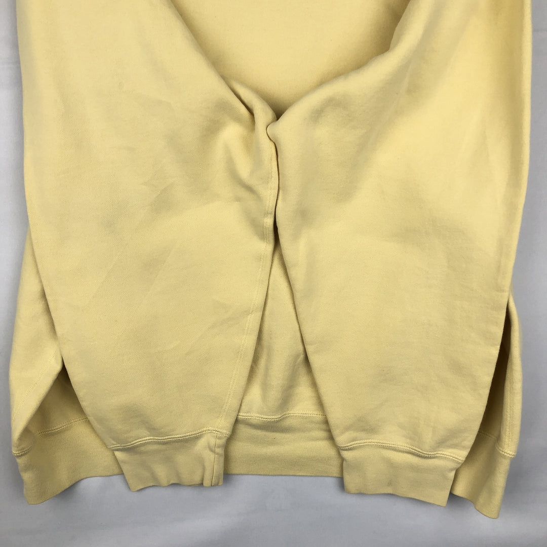 Ralph Lauren POLO by Ralph Lauren One-Point Logo Sweatshirt Long Sleeve cotton yellow type Vintage Second Hand