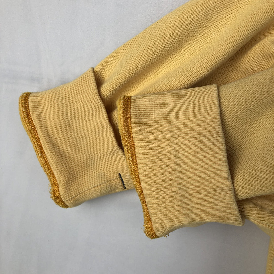 Ralph Lauren POLO JEANS COMPANY RALPH LAUREN Logo Sweatshirt (Men's Size M) cotton yellow type Vintage Second Hand