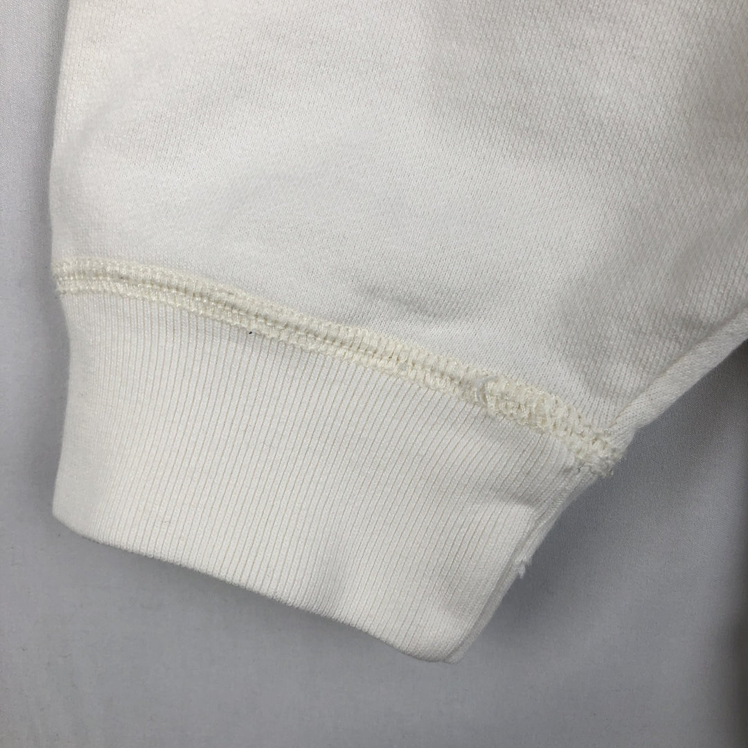 Ralph Lauren R.LAUREN POLO JEANS COMPANY Logo Sweatshirt (Men's Size XL) cotton pale white type Vintage Second Hand