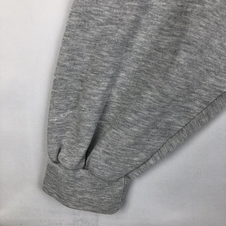 90s-00'S Nike Half-Zip Sweatshirt, Men's Size XL (Equivalent), Vintage cotton gray type Vintage Second Hand