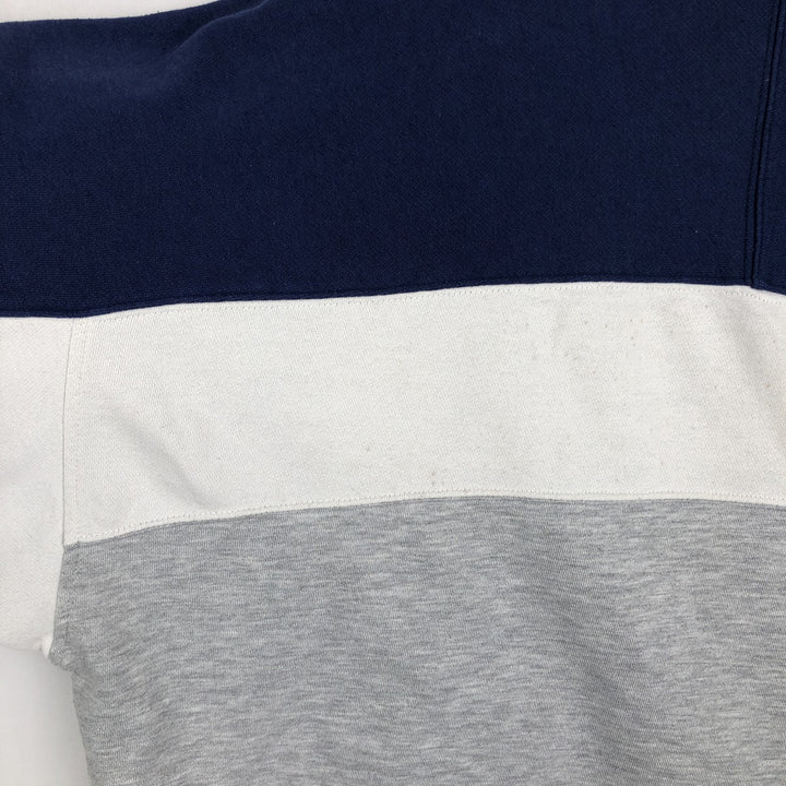 90s-00'S Nike Half-Zip Sweatshirt, Men's Size XL (Equivalent), Vintage cotton gray type Vintage Second Hand