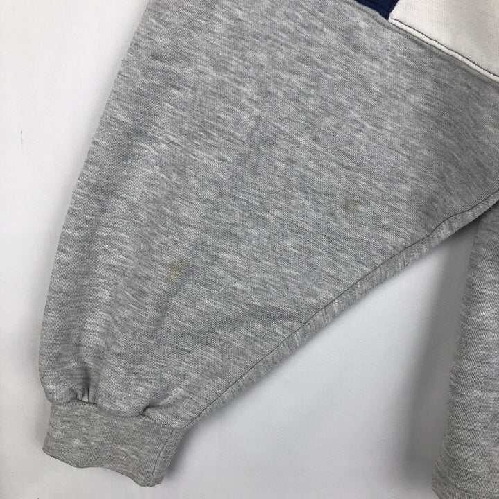 90s-00'S Nike Half-Zip Sweatshirt, Men's Size XL (Equivalent), Vintage cotton gray type Vintage Second Hand