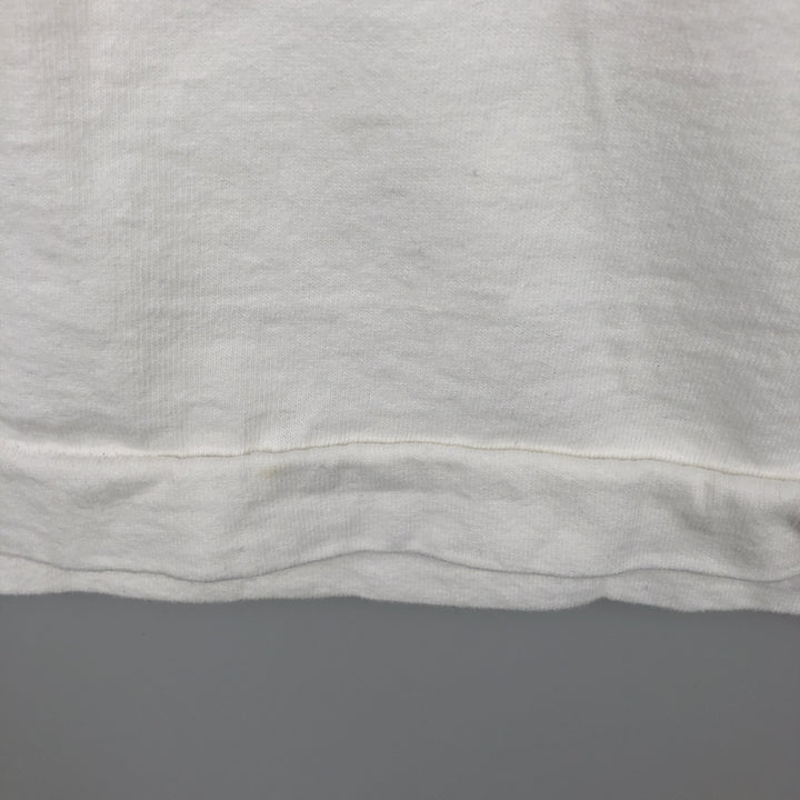90'S Fruit of the Loom printed T-shirt, made in the USA, men's XL size, vintage cotton white type Vintage Second Hand
